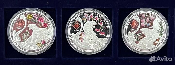 Серебрянные монеты Малави 20 квач 2010 г набор