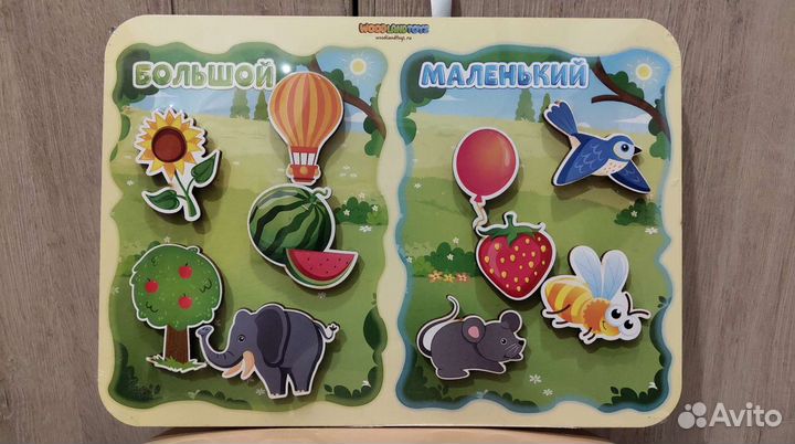 Деревянные сортеры и бизиборды, новые