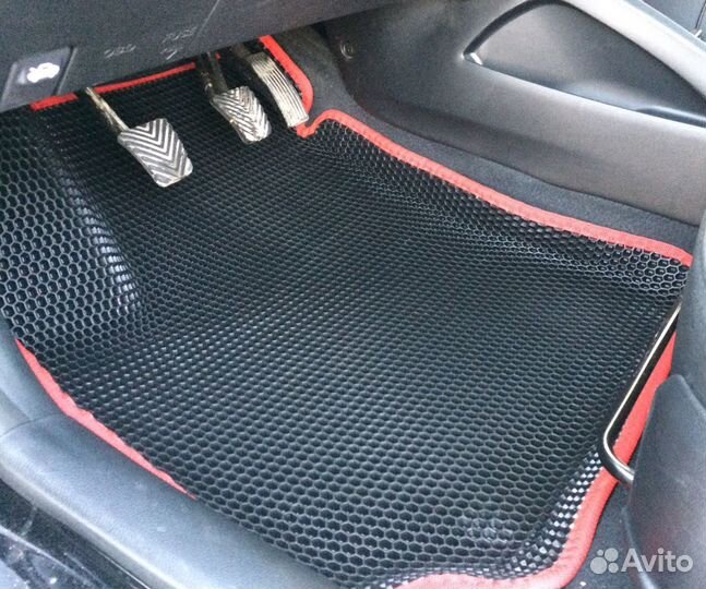 Автоковры Eva премиум 3D с бортами комплект