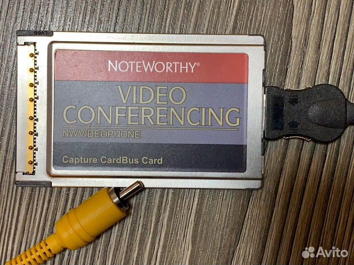 Карта видеозахвата pcmcia noteworthy + кабель