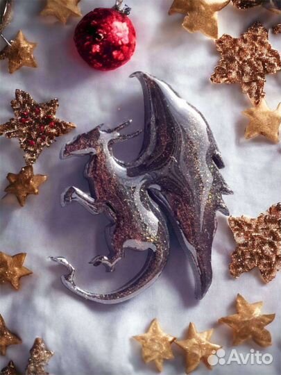 Новогодние игрушки из эпоксидной смолы