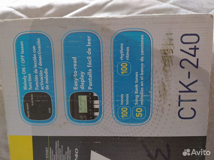 Синтезатор casio ctk 240