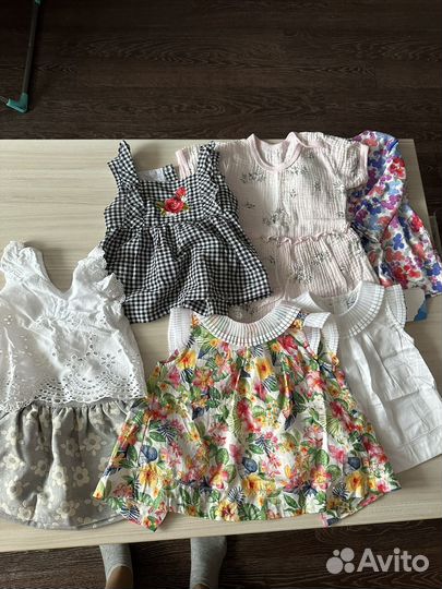 Вещи на девочку 68-74 пакетом