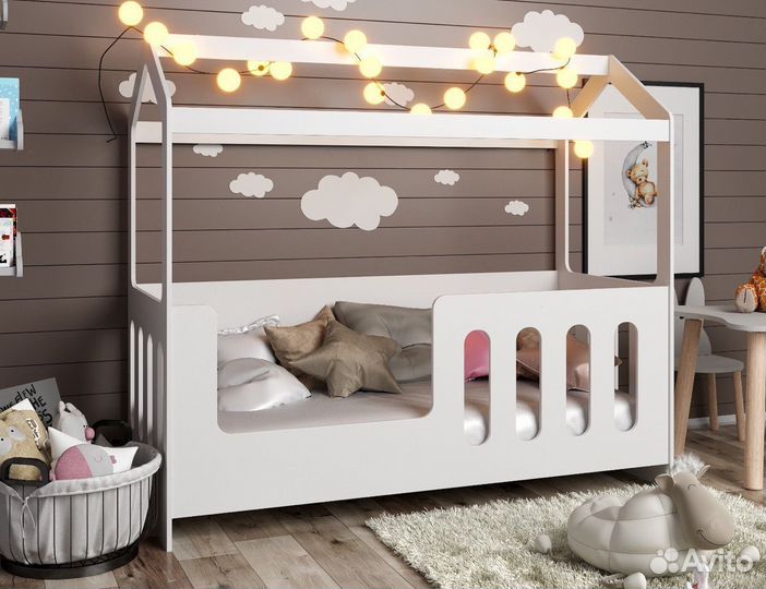 Детская кровать домик, новый товар