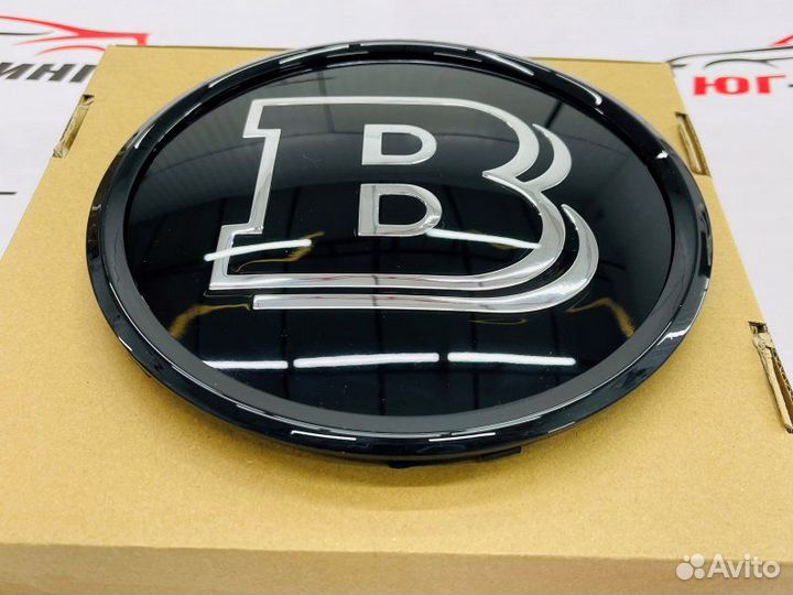 Знак Брабус черный для Mercedes E 212/C205