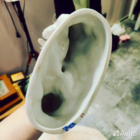 Статуэтка фарфоровая СССР Балерина в образе кошки