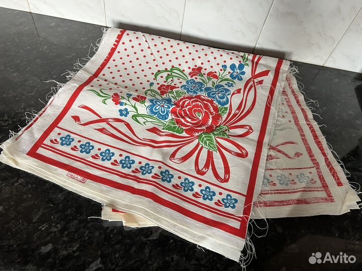 Скатерть лен СССР новая