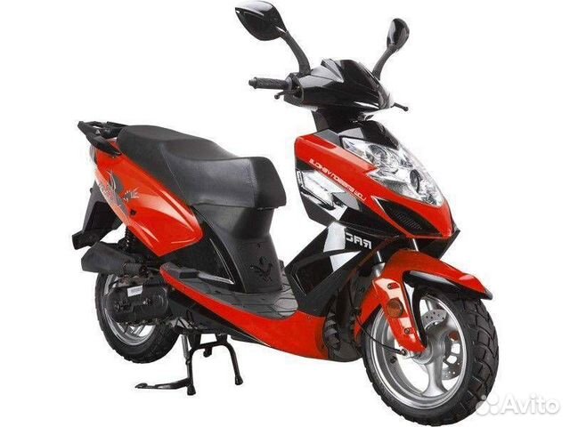 Скутер racer RC150T-15 stells красный