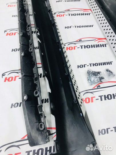 Навесные пороги Bmw X6 E71 2008-2014