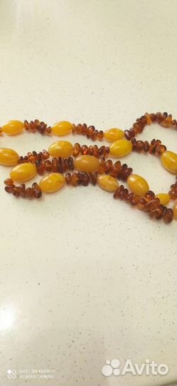 Янтарные бусы СССР