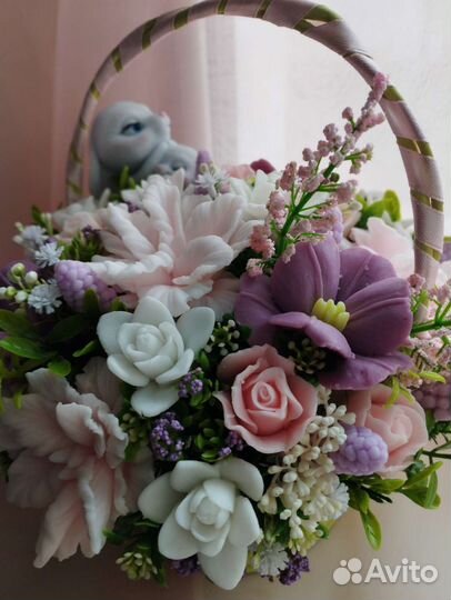 Букет в корзине к дню матери