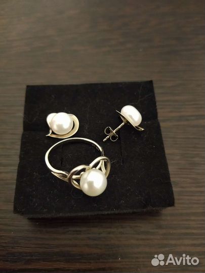 Серьги с кольцом