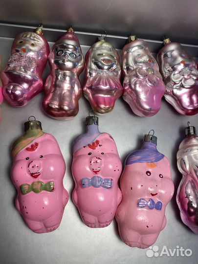 Елочные игрушки СССР одним лотом