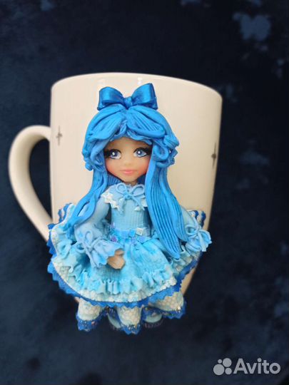 Кружка с декором 