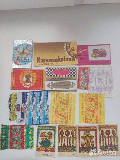 Фантики СССР и иностранные