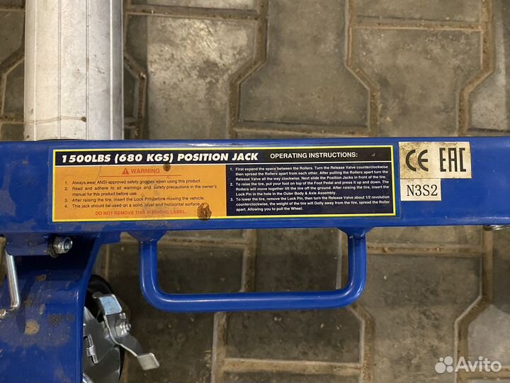 Домкрат тележка подкатная Nordberg N3S2