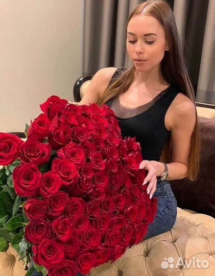 Букет роз 101 роза 51 роза
