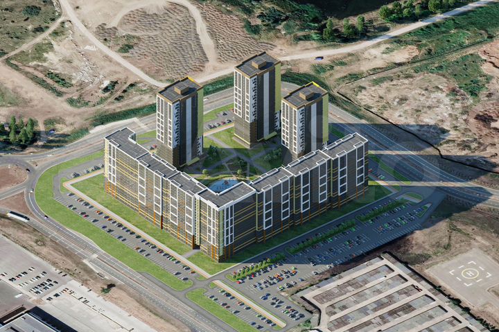 2-к. квартира, 51,6 м², 15/19 эт.