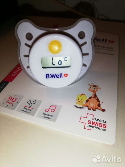 Соска термометр электронный