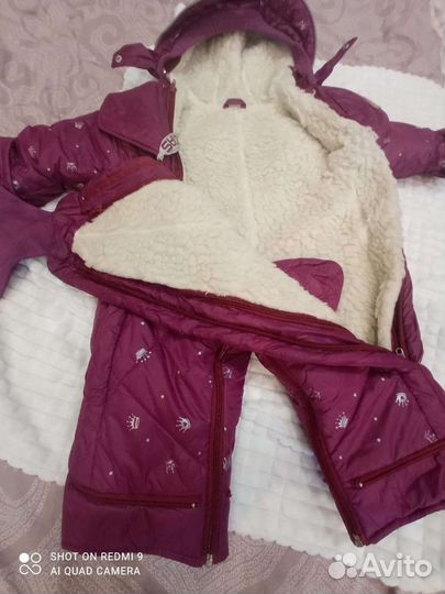 Зимний комбинезон для девочки