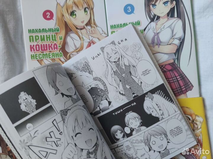 Манга Бездомный бог/Нахальный принц и кошка-несмея