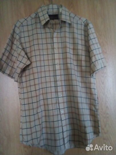 Рубашка мужская с коротким рукавом р. М