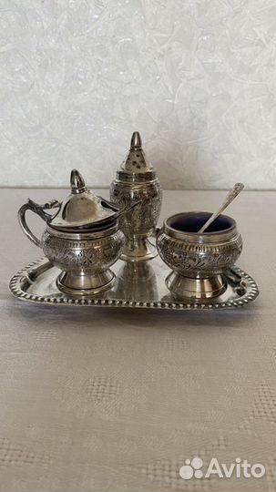 Набор для специй Индия Винтаж с подносом
