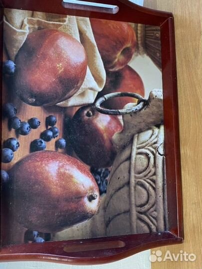 Поднос деревянный для завтрака