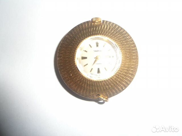 Часы кулон чайка СССР