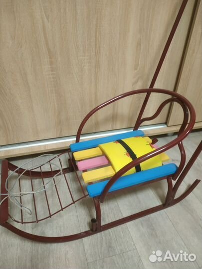 Детские зимние санки