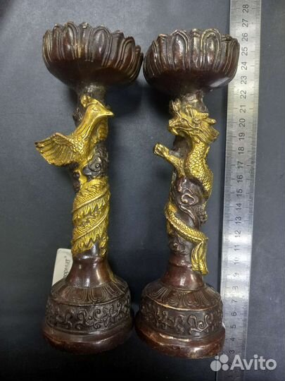 Подсвечник бронза