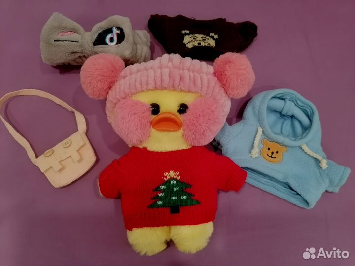 Уточка lalafanfan желтая