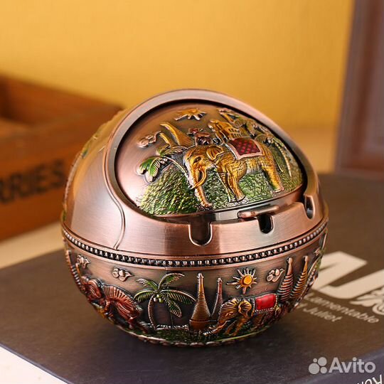 Пепельница бездымная металл