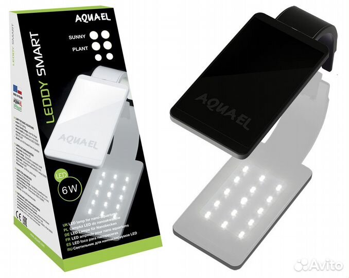 Светильник Aquael Leddy Smart LED II Sunny чёрный