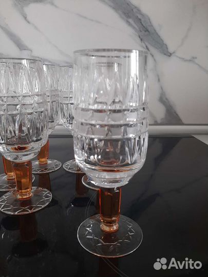 Фужеры Гусь-Хрустальный СССР 6шт