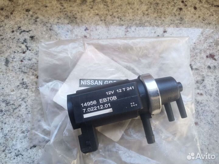 Клапан наддува Nissan Navara d40