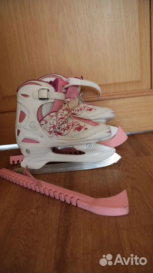 Коньки хоккейные детские для девочки 34-37 размер