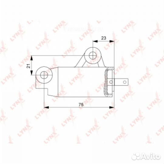 Lynxauto PT-1025 Натяжитель ремня грм