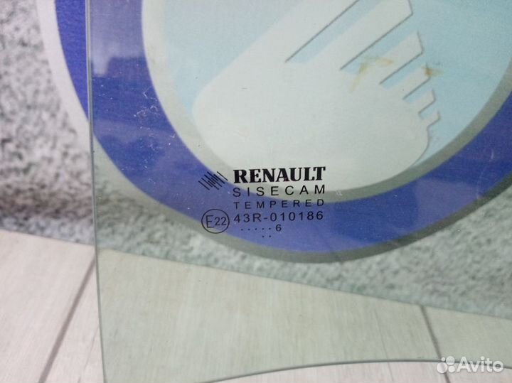 Стекло боковое двери Renault sandero 2 Лев