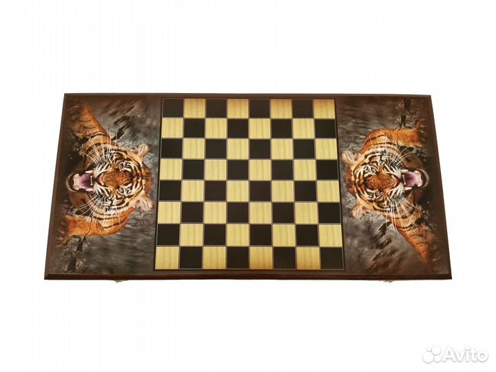 Нарды деревянные с рисунком 60х60см