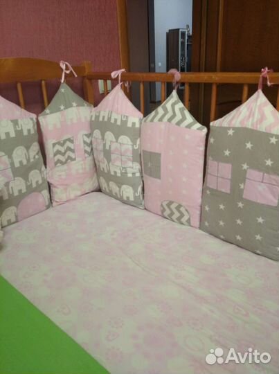 Бортики в детскую кроватку