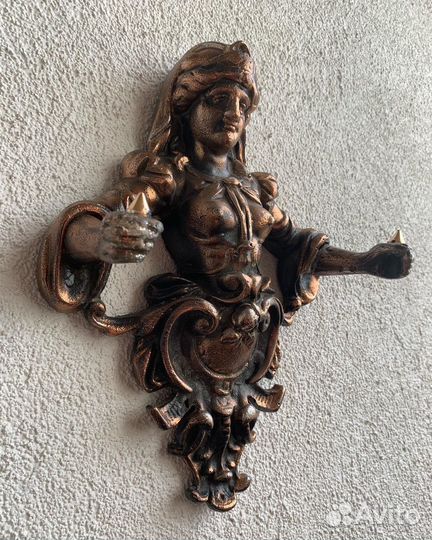 Декор настенный кандилябр винтаж