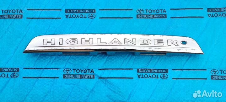 Накладка багажника Хайлендер Оригинал 2010-2013