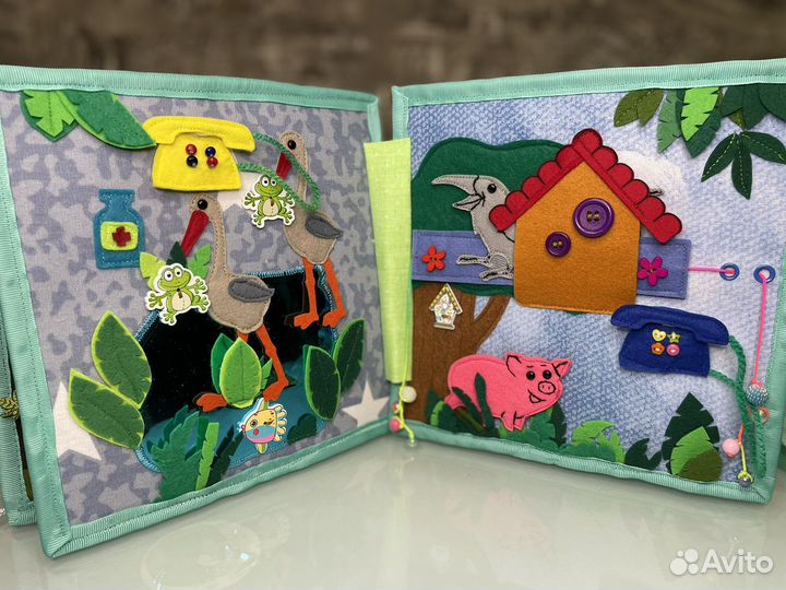 Детские Книги из фетра