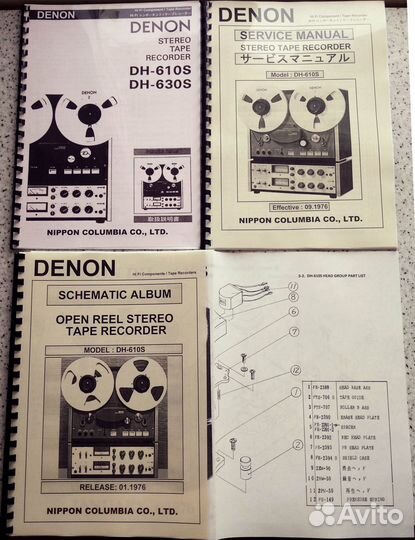 Denon DH-510,610,630,710 - инструкции,сервисы, схе