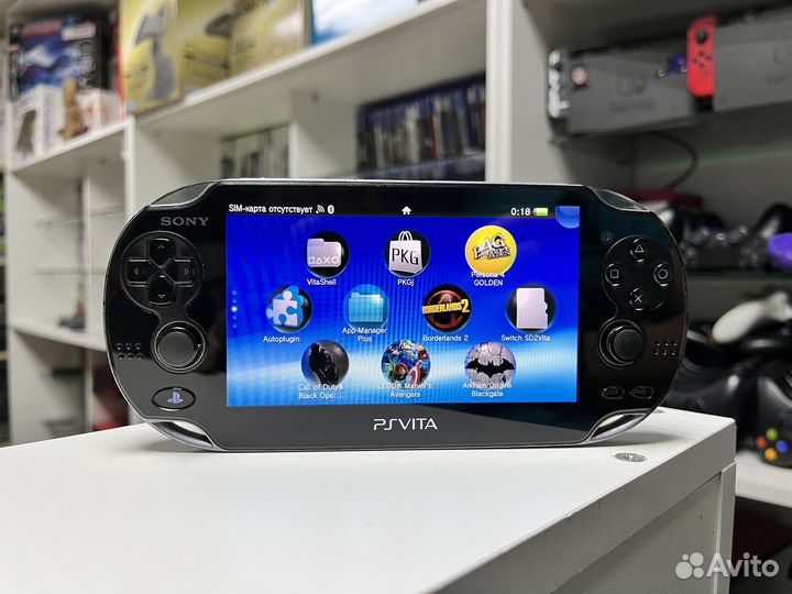 Sony ps Vita + 64гб + 22 игры