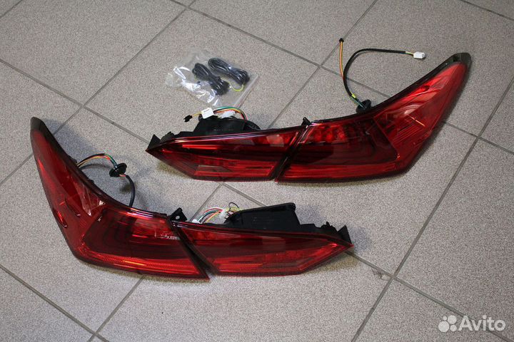 Camry 70 Стоп сигналы в стиле Lexus диодные N6DD9