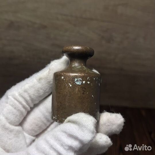 Антикварная Латунная Гиря 200 Грамм До Революции