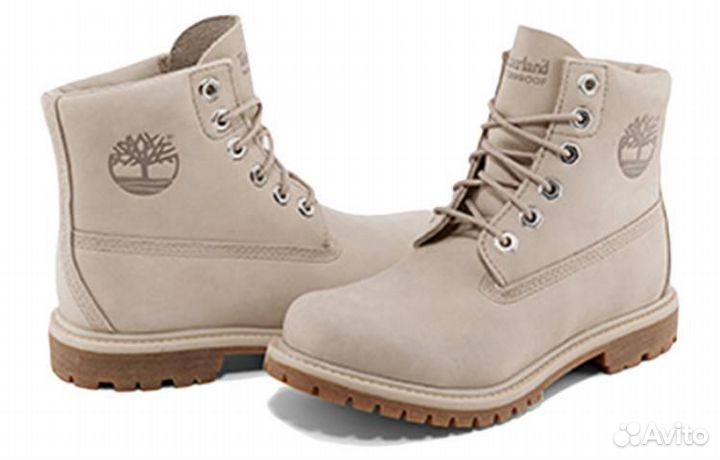 Timberland Nellie 6 Inch Waterproof Boots 'Light Taupe Nubuck' Women's (38,5)