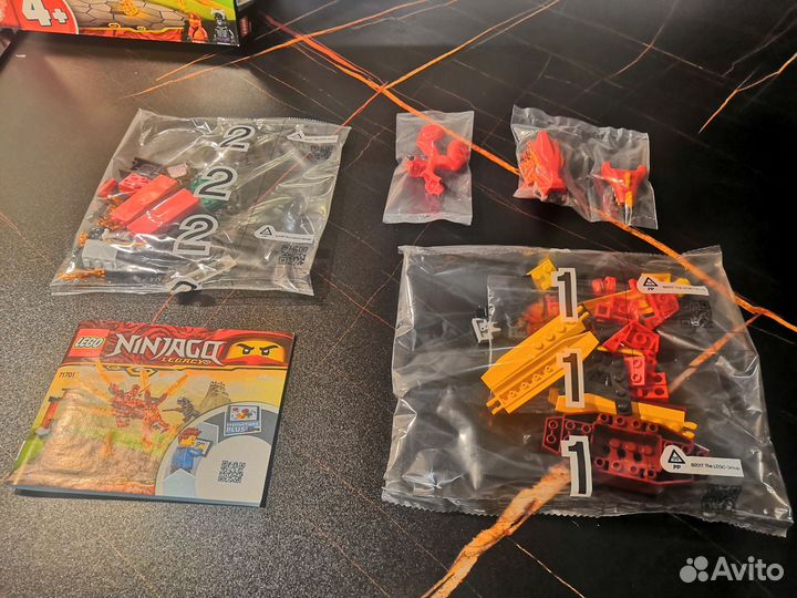 Lego ninjago 71701 огненный дракон Кая